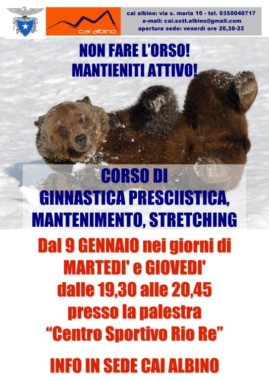 Corso presciistica CAI Albino