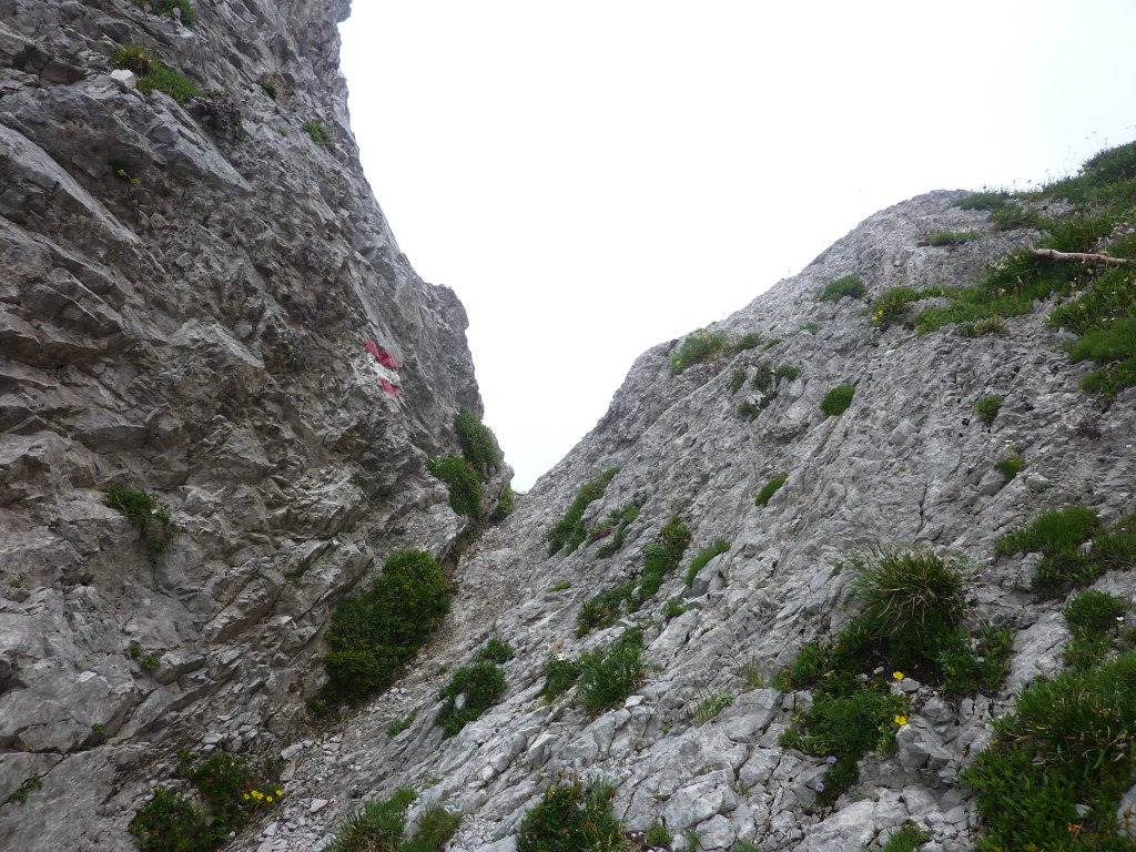 Giungendo alla Forcella di Varicla dal lato bresciano.