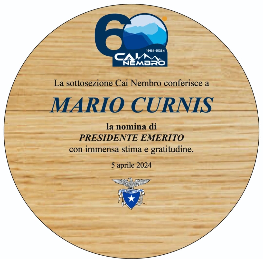 PRESIDENTE EMERITO MARIO CURNIS