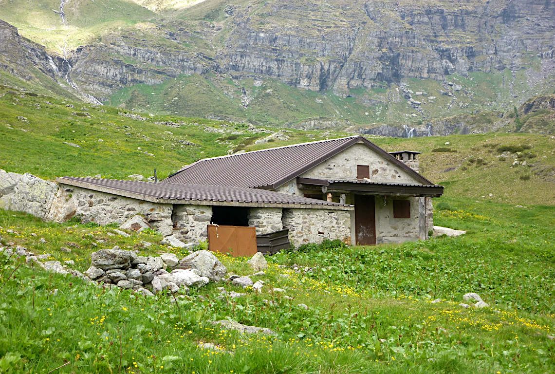 Baita di mezzo del Gleno.