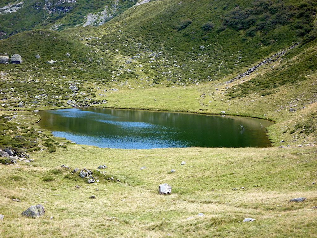 Il lago alto del Cardeto.