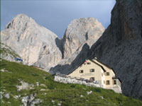 Il rifugio Bergamo