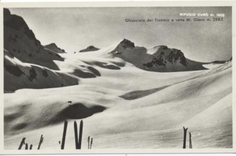 Ghiacciaio del Trobio e vetta M. Gleno