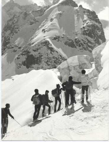 Traversata Monte Bianco Sci CAI 1978