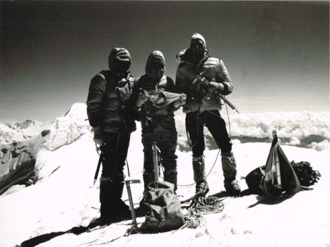 In vetta al Salcantay