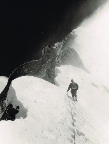 Sulla cresta nord del Bietschhorn