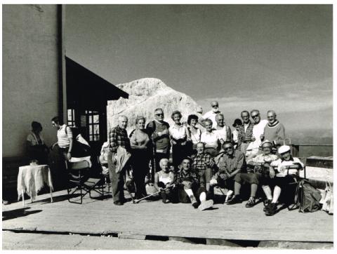 Gruppo anziani alla Rosetta