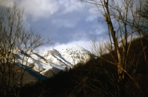 vista sulle montagne della val Seriana