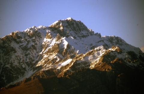 Vista sulle Orobie da santuario d'Altino
