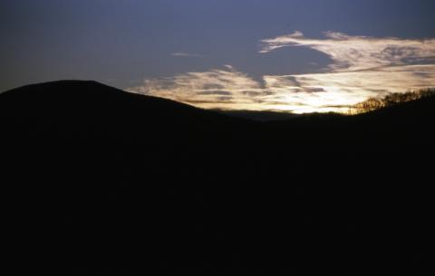 Vista sulle Orobie da santuario d'Altino
