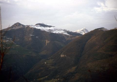 Vista sulle Orobie da santuario d'Altino