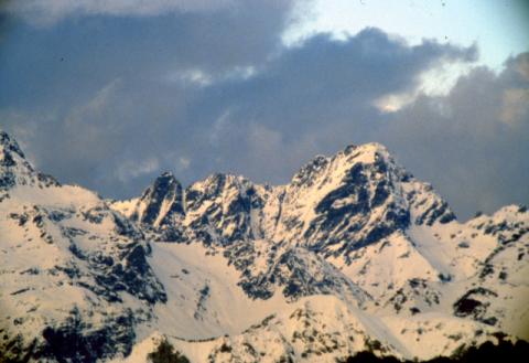 Vista sulle Orobie da santuario d'Altino