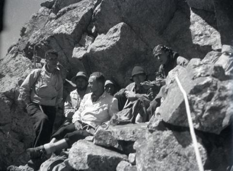 Monte Bianco e Aiguille Pilleret (1946)