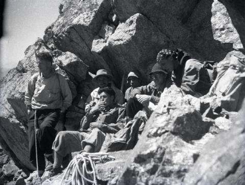 Monte Bianco e Aiguille Pilleret (1946)