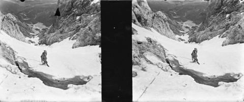 Canalone nevoso sulla Presolana (Bendotti?)