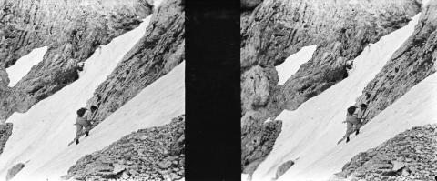 Canalone nevoso sulla Presolana (Bendotti?)