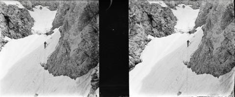 Canalone nevoso sulla Presolana (Bendotti?)