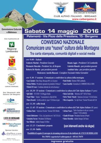 Convegno Nazionale 14 maggio 2016