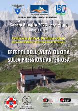 Conferenza del professor Gianfranco Parati presso il rifugio Albani, sabato 8 luglio 2023 alle ore 21