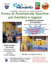 CORSO DI ARRAMPICATA SPORTIVA PER BAMBINI E RAGAZZI