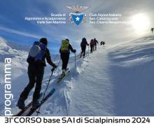 Presentazione Corso Base SCIALPINISMO 2024