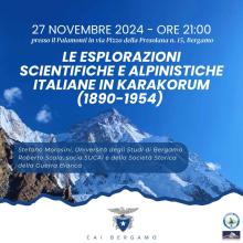 "Le esplorazioni scientifiche e alpinistiche italiane in Karakorum (1890-1954)" a cura di Stefano Morosini e Roberto Scala