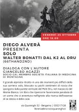 Presentazione del libro "Solo, Walter Bonatti dal K2 al Dru" di Diego Alverà