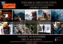 Serata con l'alpinista Andrea Lanfri