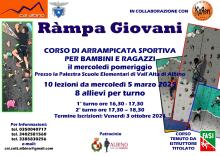 Corso arrampicata ragazzi 10^ edizione