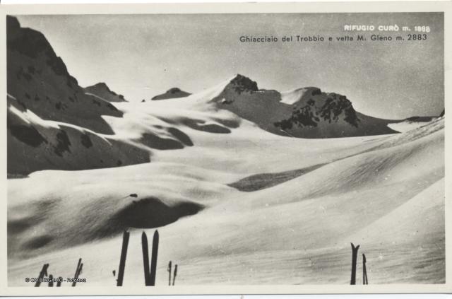 Ghiacciaio del Trobio e vetta M. Gleno