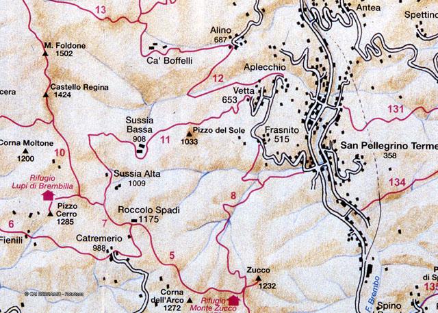 A spasso sopra San Pellegrino Terme