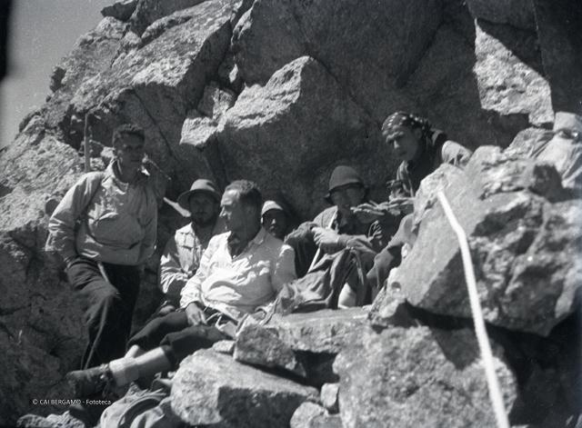 Monte Bianco e Aiguille Pilleret (1946)