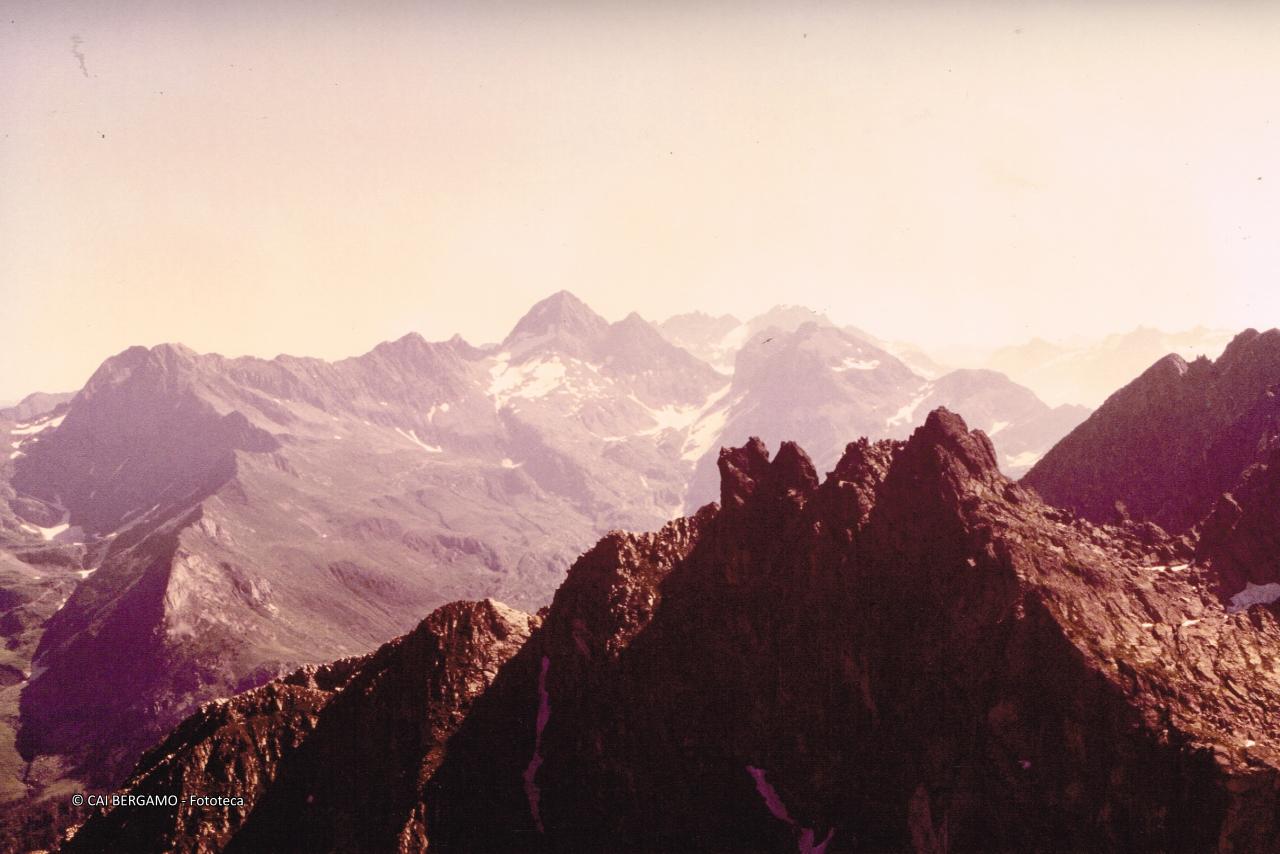 Il Pizzo del Diavolo di Tenda dal Pizzo del Becco