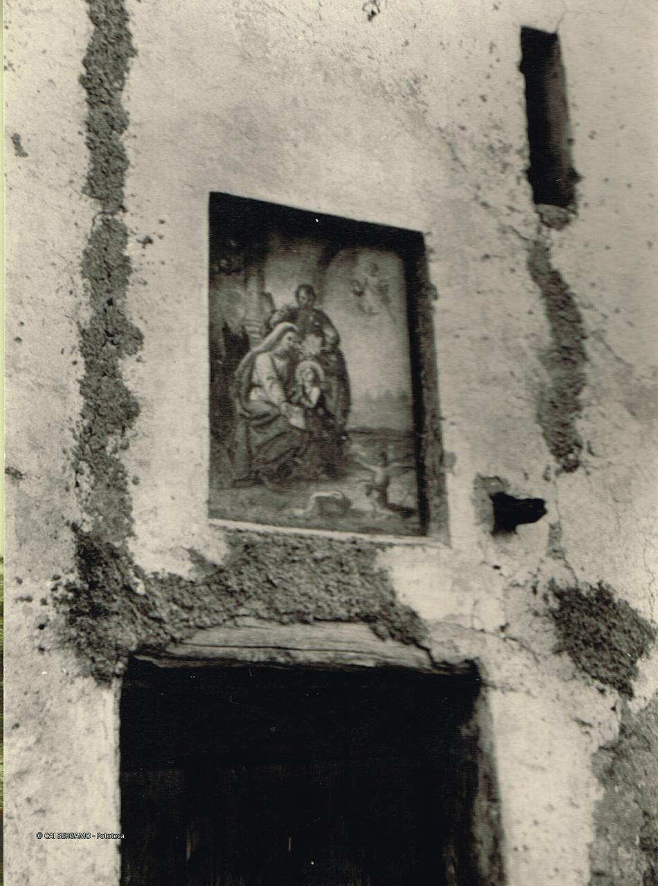 Affresco sulla chiesetta del Fraggio