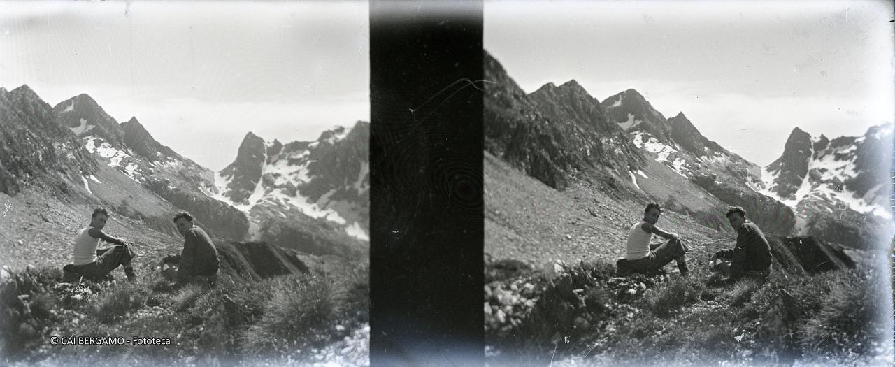 Una sosta sotto il passo di Valsecca