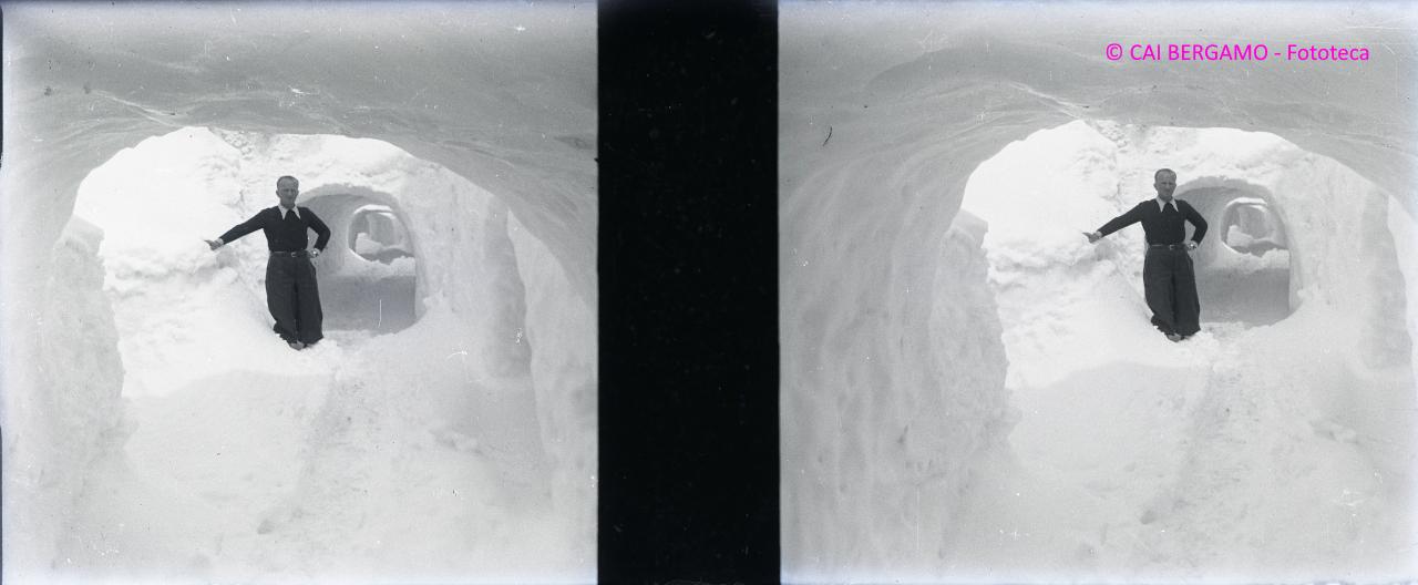 Breuil, in galleria scavata nella neve