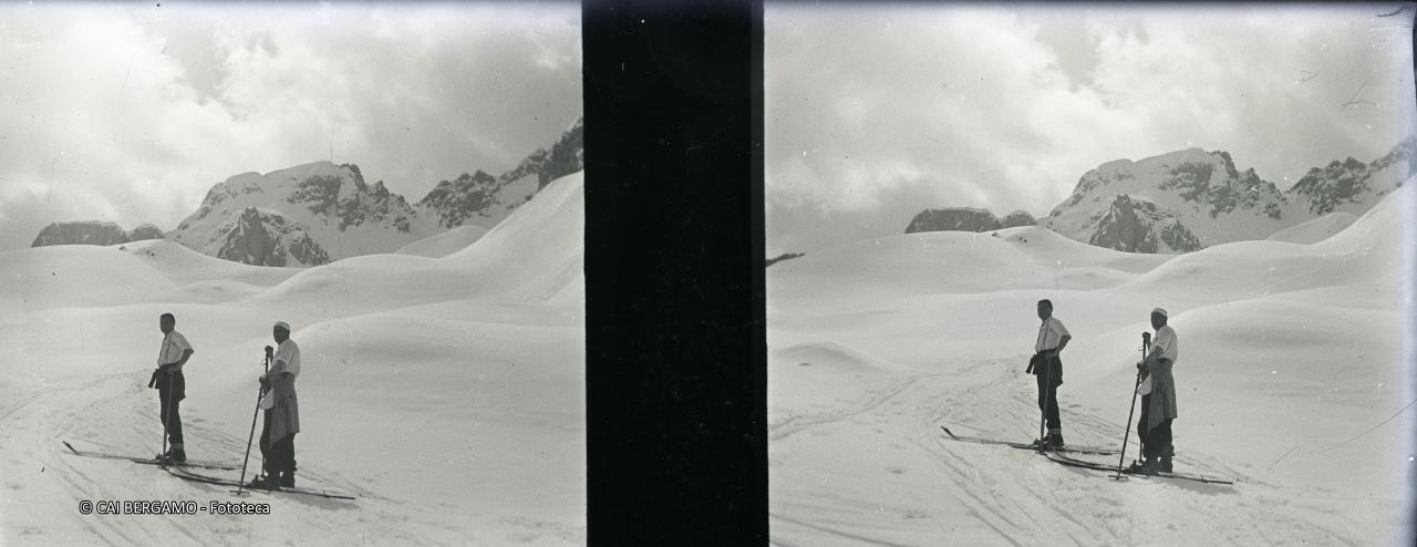 Nella conca innevata di San Simone