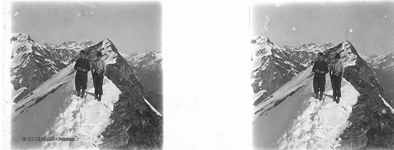 Sulla cresta ancora innevata