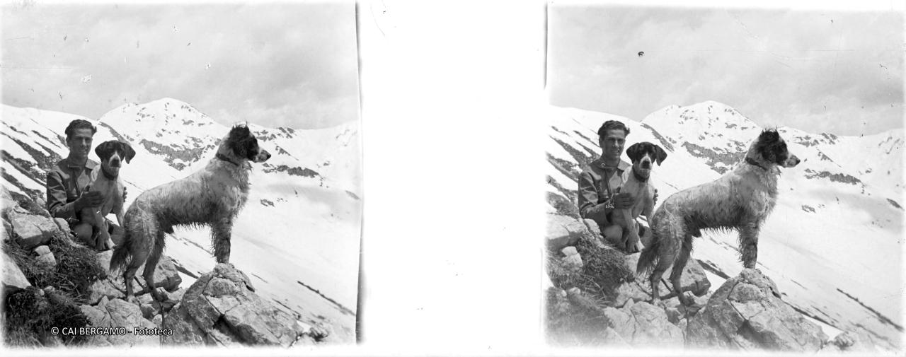 Nella neve del "FOPP" (Fop) a spasso con i cani