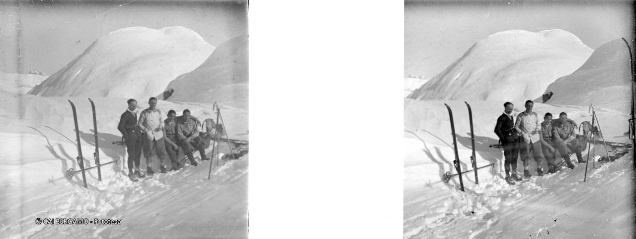 Foto ricordo dopo sciata 