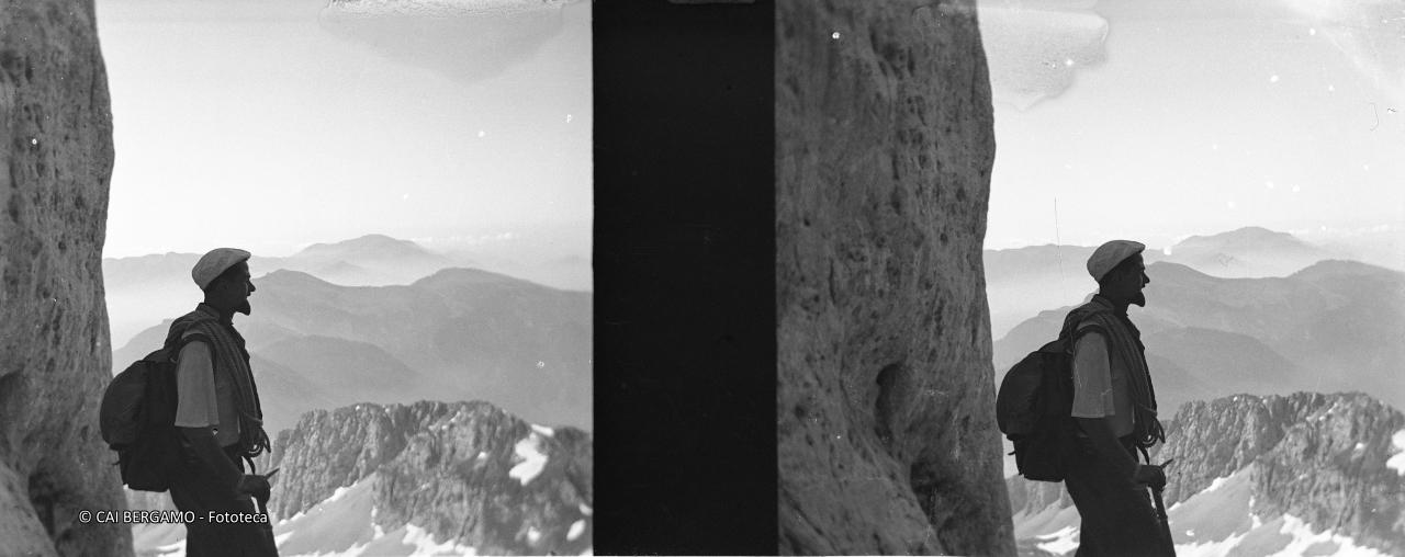 Foto ricordo con vista sul pizzo di Corzene (??)