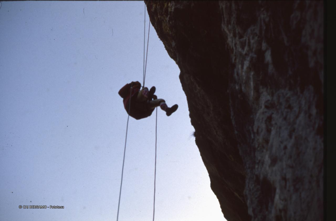Palestra in corda doppia alla Cornagera