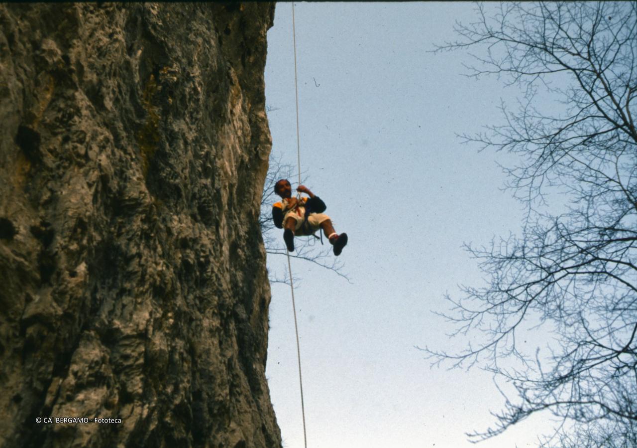 Palestra in corda doppia alla Cornagera