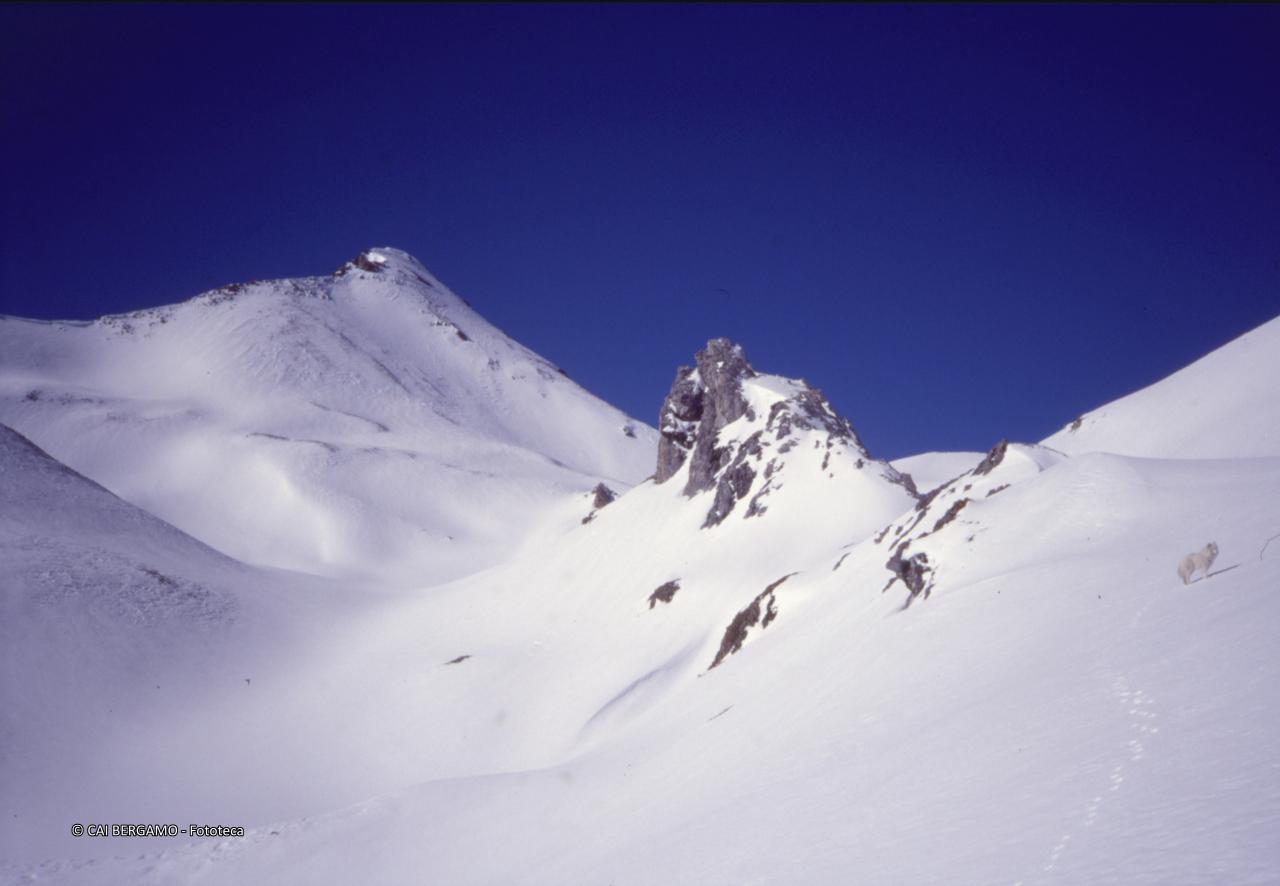 Il Piz Blaisun proprio davani a noi …