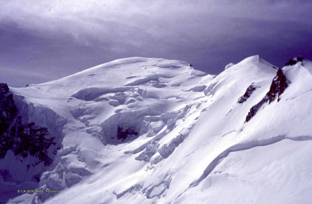 Monte Bianco lungo la salita