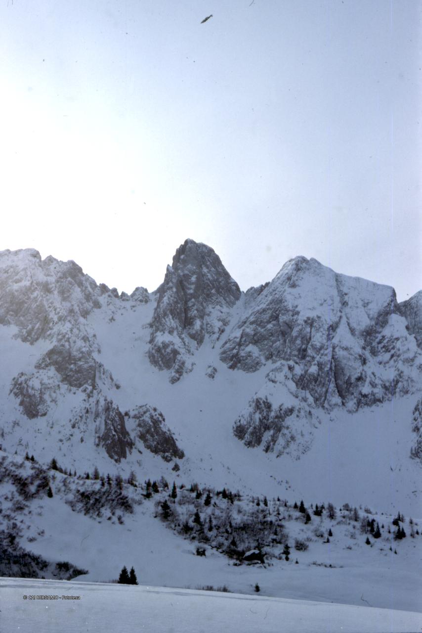 Cimon della Bagozza e la Torre Nino, con la cima Crap alla destra