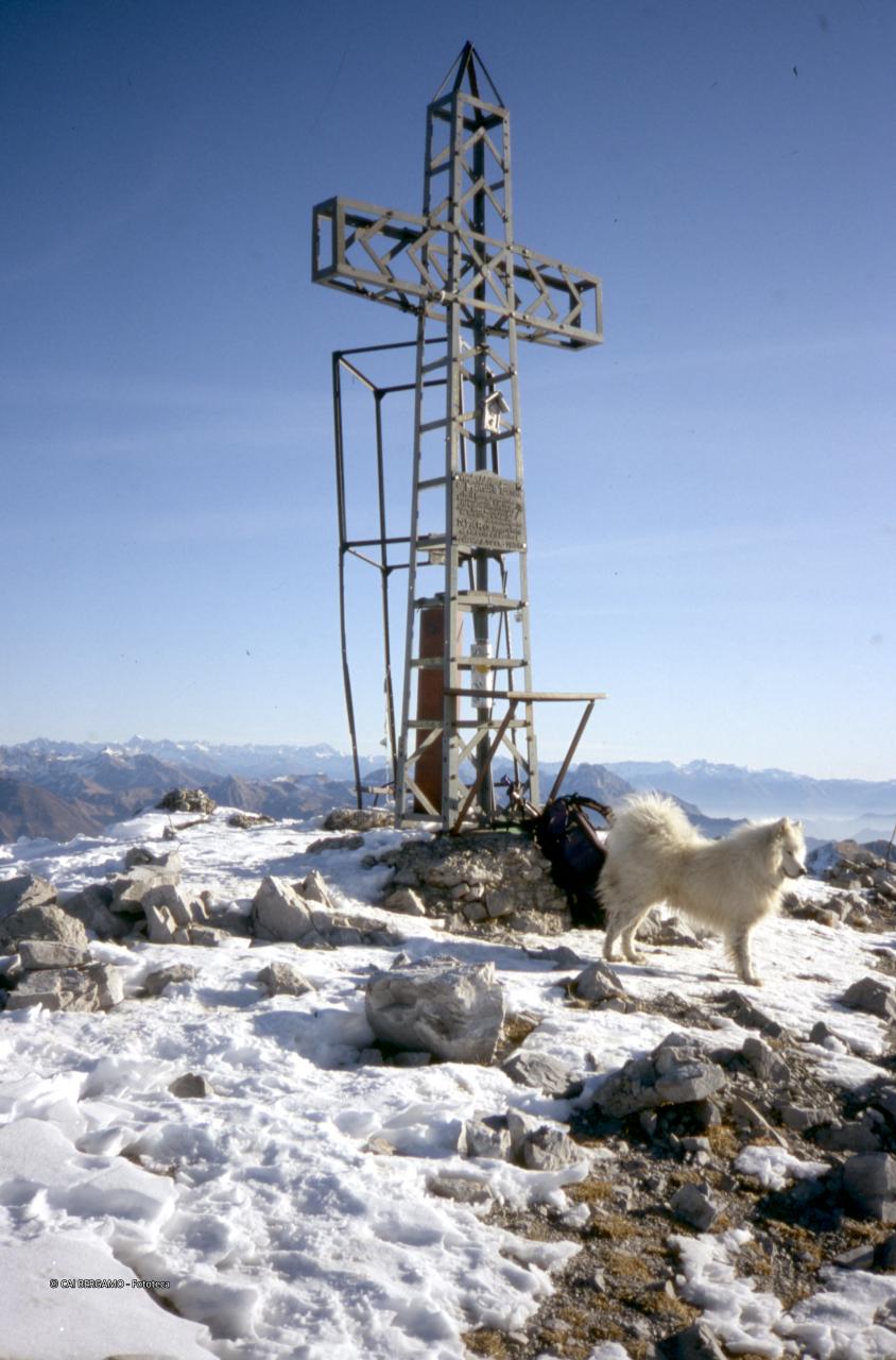 La croce in vetta al pizzo Arera