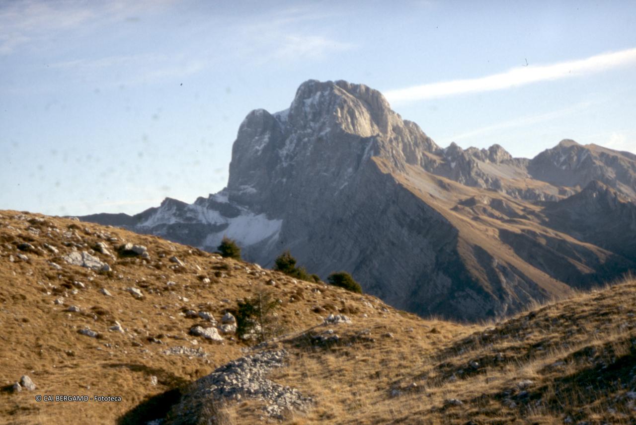 Pizzo Presolana dal sentiero verso il Timogno