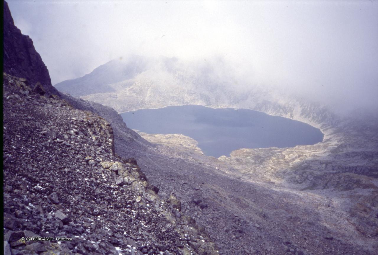 Vista su lago della Vacca