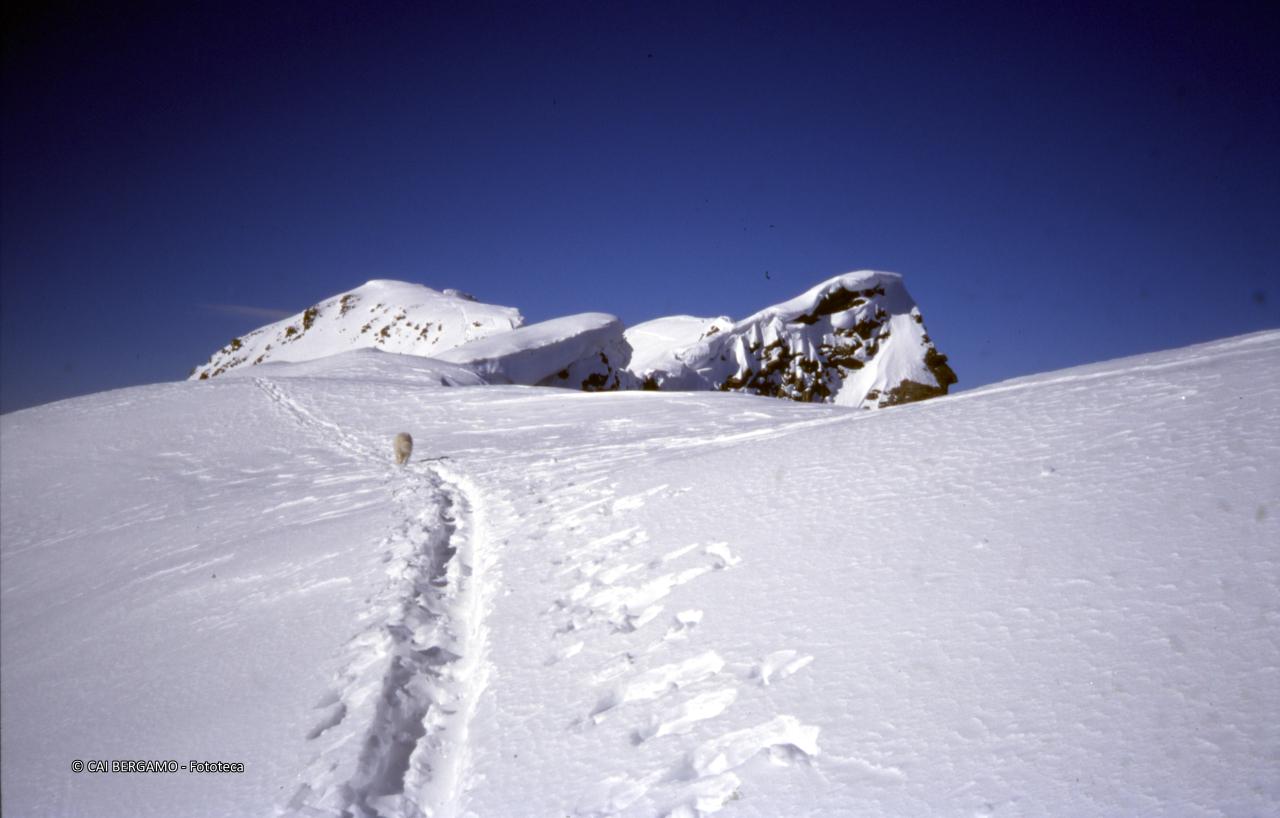 Piz Lagrev da JulierPass, percorso scialpinistico